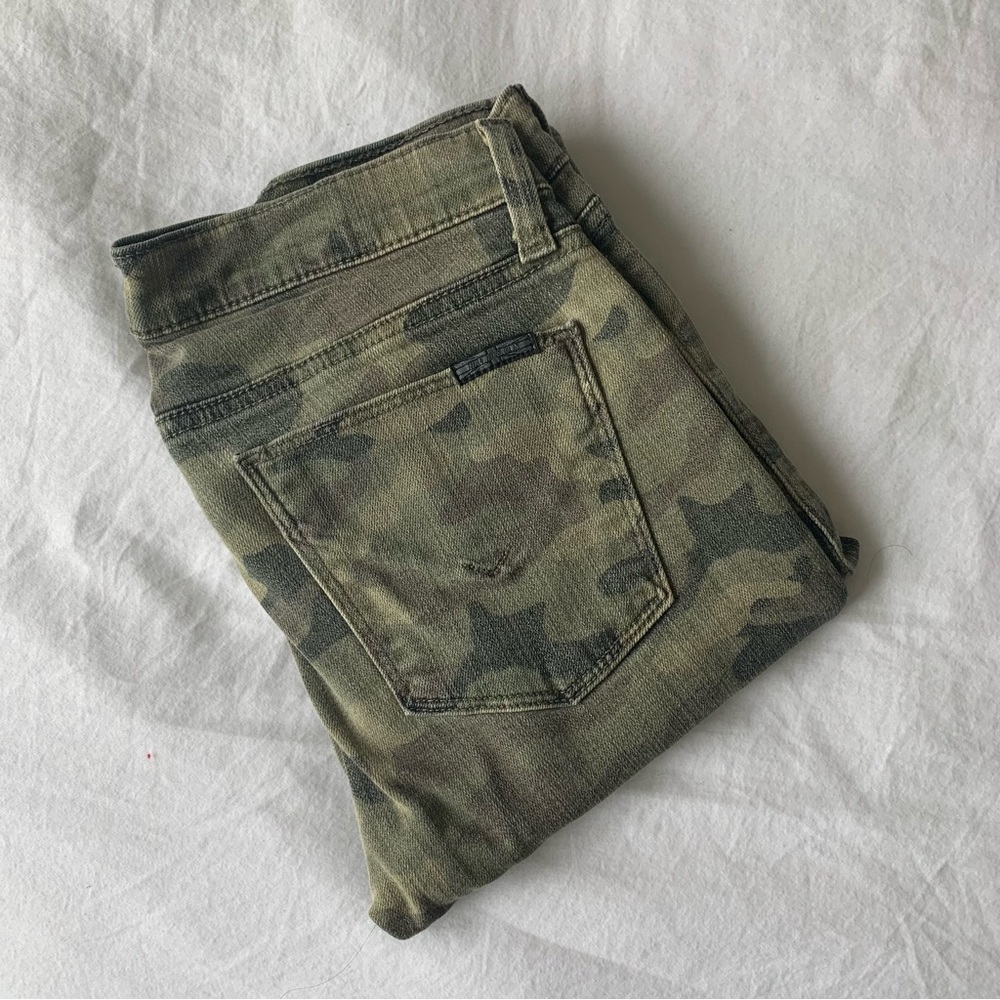 KRISTA SUPER SKINNY CROP in Camo | HUDSON Jeans